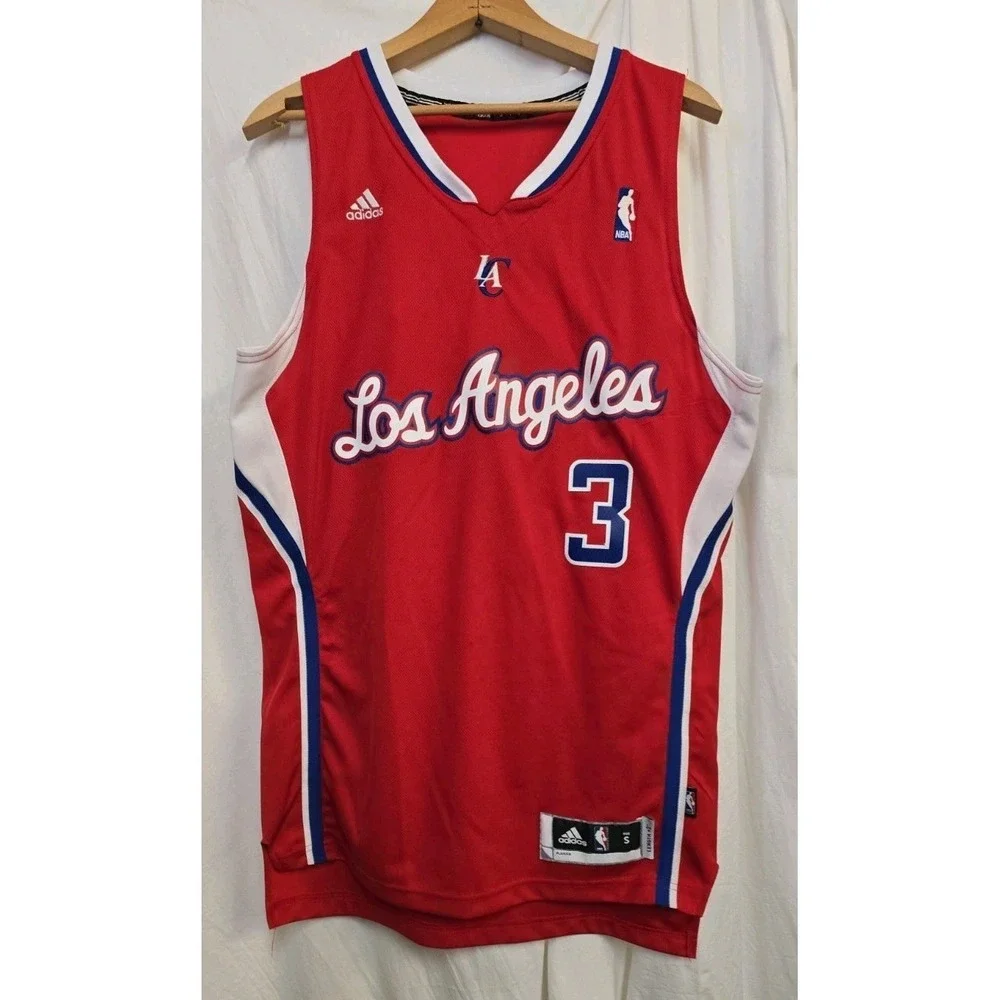 LA Clippers #3 CHRIS PAUL Swingman Jersey Adidas Red SP Basketball Los Angeles